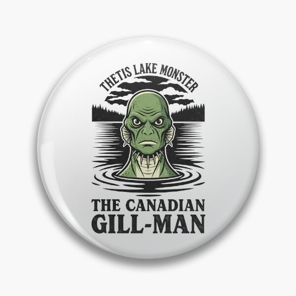 Item preview, Thetis Lake Monster Canadian Gill-Man Vintage Cryptid Lore designed and sold by k3rstman1.