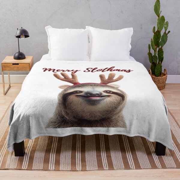 Item preview, Merry Slothmas- funny for Christmas designed and sold by artbyveresca.