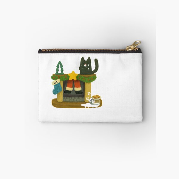 Item preview, Naughty Black Cat On Christmas Mantel Piece  designed and sold by TheWishingShed.