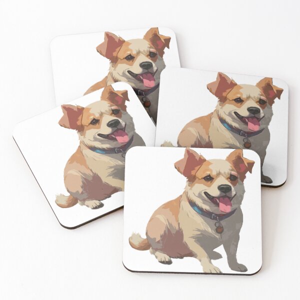 Item preview, Illustrated Happy Dog designed and sold by AnGodeSign.
