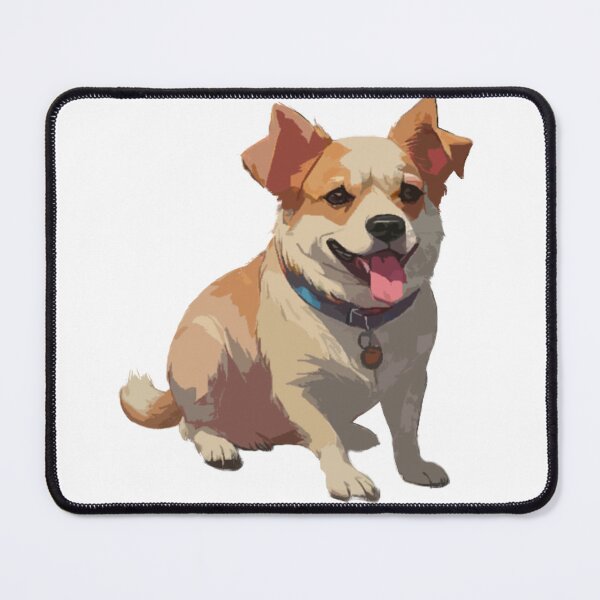 Item preview, Illustrated Happy Dog designed and sold by AnGodeSign.
