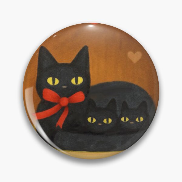 Item preview,  Black Cat Mummy With Kittens designed and sold by TheWishingShed.