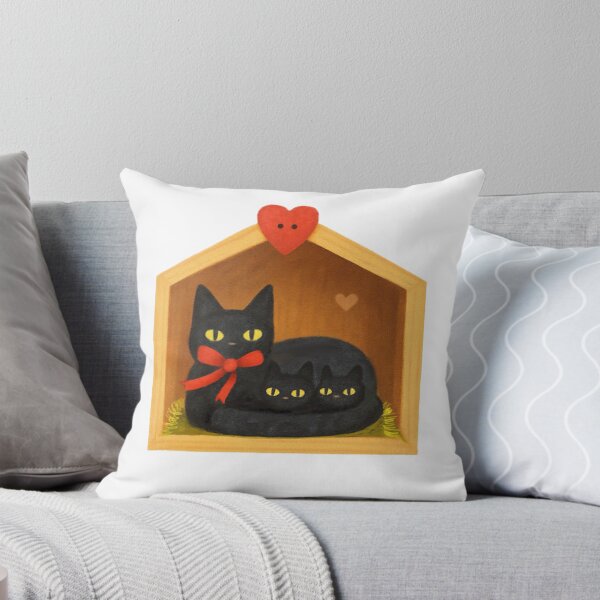 Item preview,  Black Cat Mummy With Kittens designed and sold by TheWishingShed.