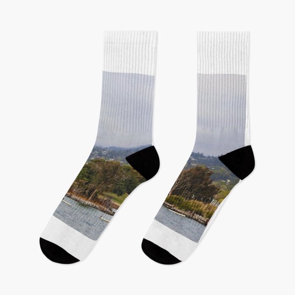 Item preview, Peaceful Lake and Landscape with Overcast Sky designed and sold by Phakade's Photos.