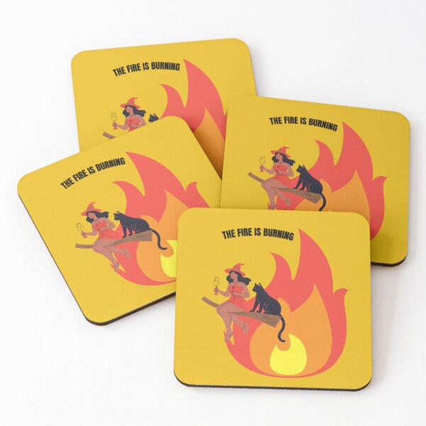 Item preview, The fire is burning and the cauldron is bubbling! I'm a witch. designed and sold by Knock on my door.