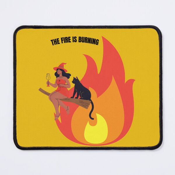 Item preview, The fire is burning and the cauldron is bubbling! I'm a witch. designed and sold by Knock on my door.