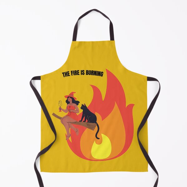 Item preview, The fire is burning and the cauldron is bubbling! I'm a witch. designed and sold by Knock on my door.