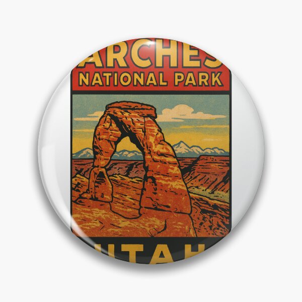 Item preview, National Park Utah Vintage Style Decal designed and sold by Decal Mania.