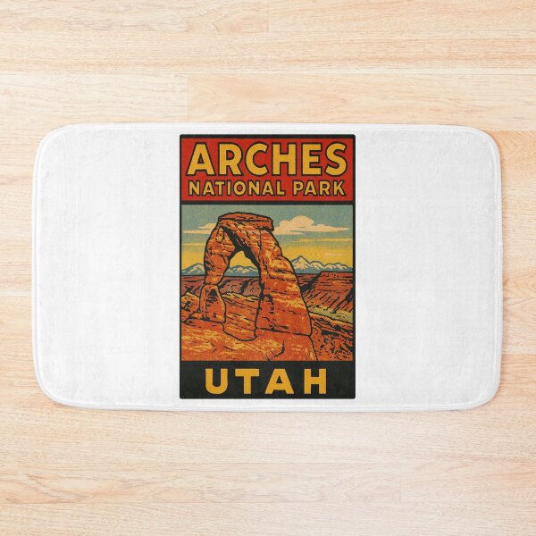 Item preview, National Park Utah Vintage Style Decal designed and sold by Decal Mania.