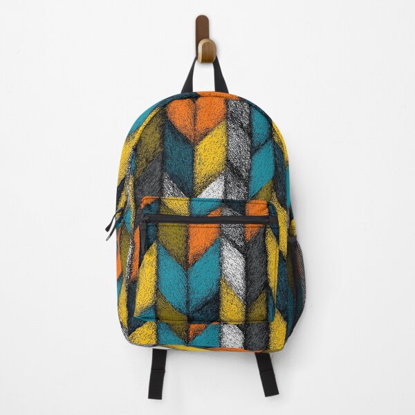 Item preview, Colorful geometric herringbone pattern in a vintage boho style. designed and sold by Piotrek0001.