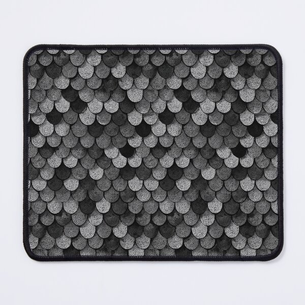 Item preview, Monochrome fish scale pattern with a fine mosaic texture. designed and sold by Piotrek0001.