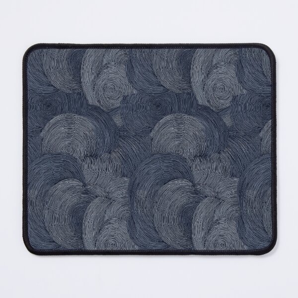 Item preview, Abstract pattern of hand-drawn navy blue concentric circles. designed and sold by Piotrek0001.