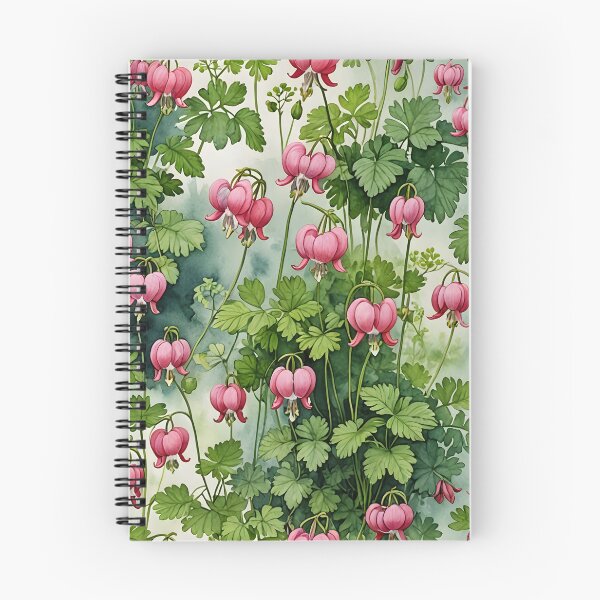 Item preview, dicentra peregrina flowers gouache style designed and sold by Ponted.