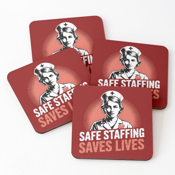 Item preview, Safe Staffing Saves Lives nurse gift idea  designed and sold by Pawel Oska.