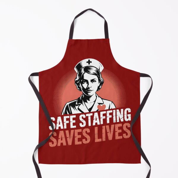 Item preview, Safe Staffing Saves Lives nurse gift idea designed and sold by Pawel Oska.