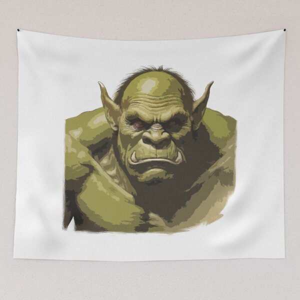 Item preview, Illustrated Warrior Ogre designed and sold by AnGodeSign.