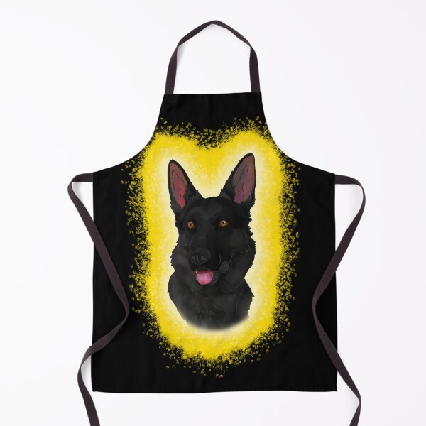 Item preview, Black German Shepard yellow Paint Splash designed and sold by DawnCatcher20.