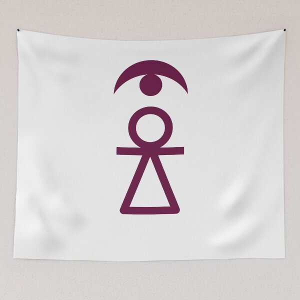 Item preview, Sign of Tanit [Tyrian Purple + Crescent] designed and sold by jorellaf.
