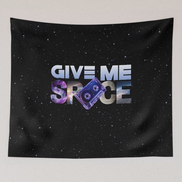 Item preview, Give Me Space | 3D Cosmic Full Moon Design High-Res 300DPI designed and sold by WHITE FLAME PRINTS.