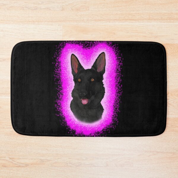 Item preview, Black German Shepard Pink Paint Splash designed and sold by DawnCatcher20.