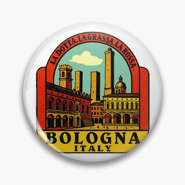 Item preview, Bologna Italy Vintage Style Decal designed and sold by Decal Mania.