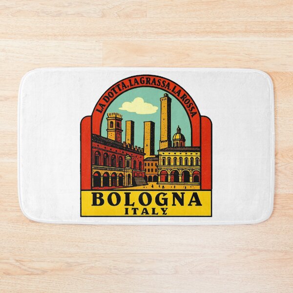 Item preview, Bologna Italy Vintage Style Decal designed and sold by Decal Mania.