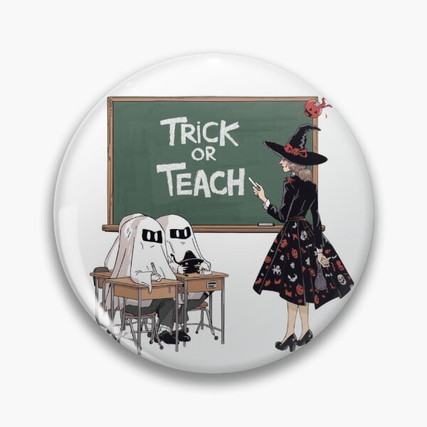 Item preview, Trick or Teach – Funny Halloween Teacher Classroom Design designed and sold by jelonkaa.