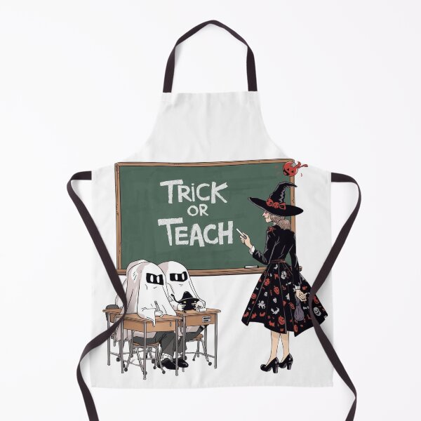 Item preview, Trick or Teach – Funny Halloween Teacher Classroom Design designed and sold by jelonkaa.