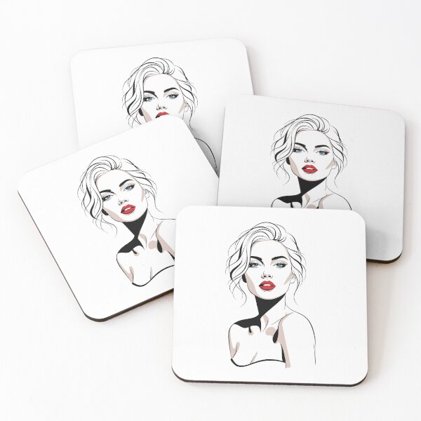 Item preview, Elegant Woman Face Minimalist Artwork designed and sold by Ovitees.