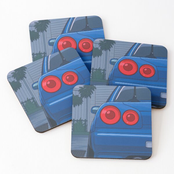 Item preview, Nissan Skyline GT-R R34 – JDM Legend Rear View Artwork designed and sold by PosterFuel.