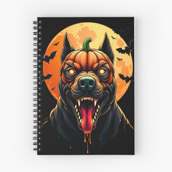 Item preview, Halloween Pitbull – Pumpkin Head Dog designed and sold by OrbitTrend.
