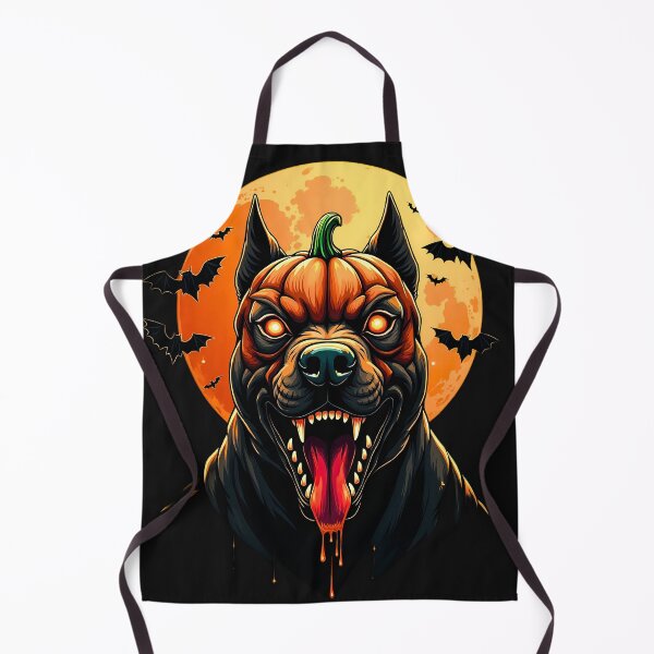 Item preview, Halloween Pitbull – Pumpkin Head Dog designed and sold by OrbitTrend.