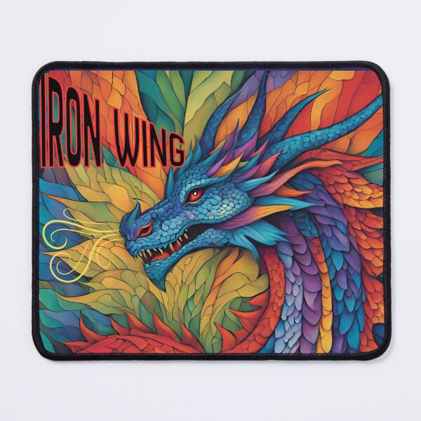Item preview, Iron Wing Graphic T-Shirt | Epic Fantasy Dragon designed and sold by Estelle Printworks.