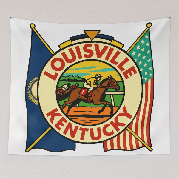 Item preview, Louisville Kentucky Vintage Style Decal designed and sold by Decal Mania.