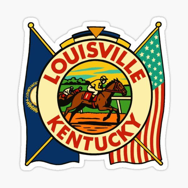 Louisville Kentucky Vintage Style Decal Sticker