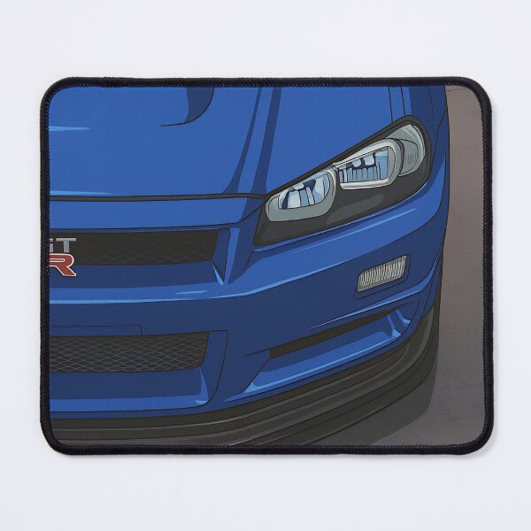 Item preview, Nissan Skyline GT-R R34 – Iconic Front View JDM Artwork designed and sold by PosterFuel.
