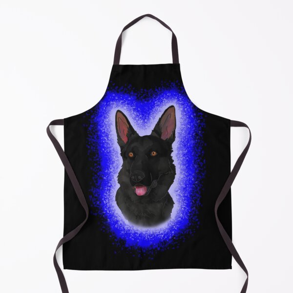 Item preview, Black German Shepard Blue Paint Splash designed and sold by DawnCatcher20.
