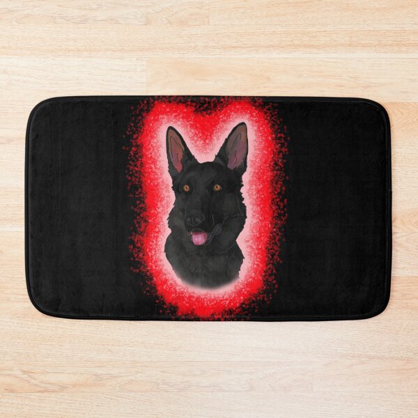 Item preview, Black German Shepard Red Paint Splash designed and sold by DawnCatcher20.