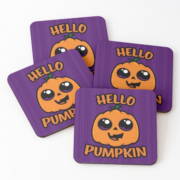 Item preview, Hello Pumpkin Cute Halloween Jack-O-Lantern designed and sold by fizzgig.