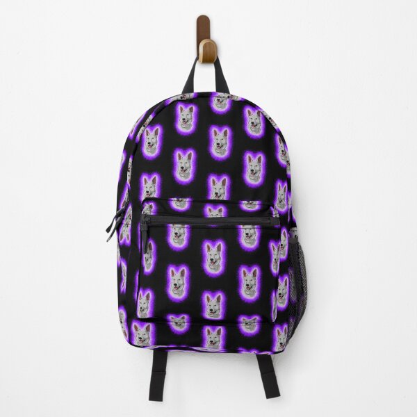Item preview, White German Shepard Purple Paint S plash designed and sold by DawnCatcher20.