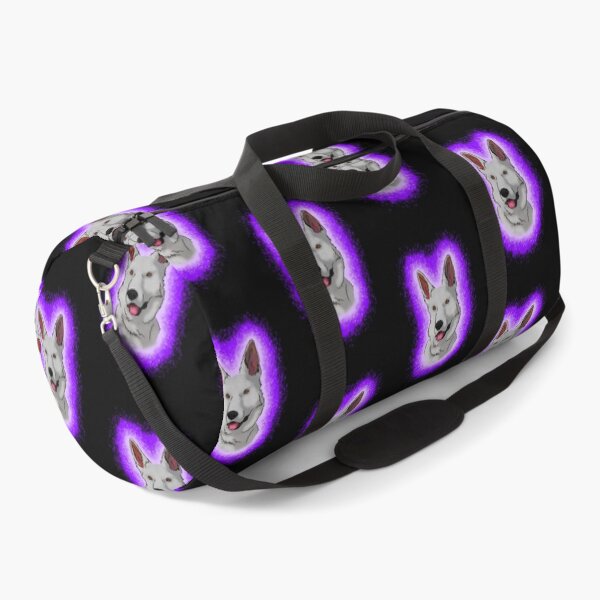 Item preview, White German Shepard Purple Paint S plash designed and sold by DawnCatcher20.