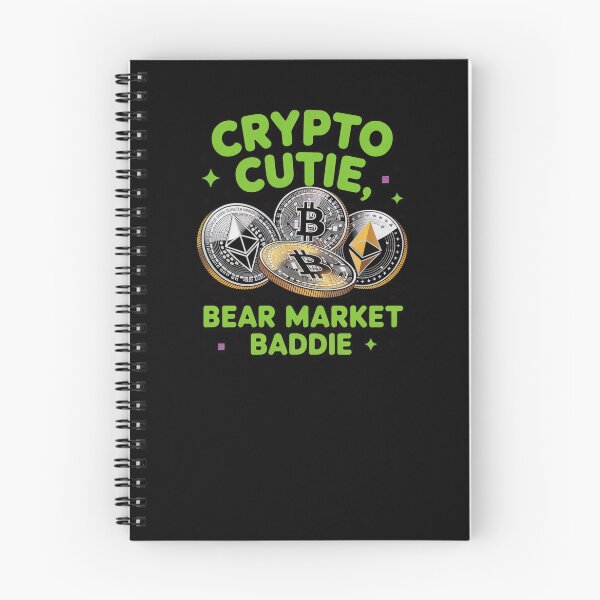 Item preview, Crypto cutie, bear market baddie, girl bitcoin crypto  designed and sold by NoetherSym.