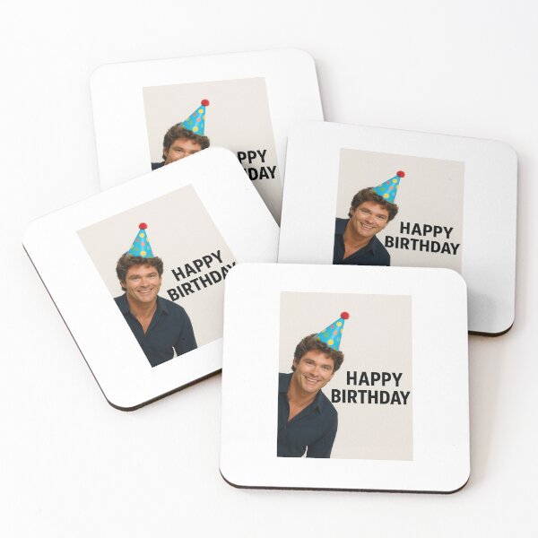 Item preview, David hasselhoff birthday funny prank meme gift weird designed and sold by CheeseBlueprint.