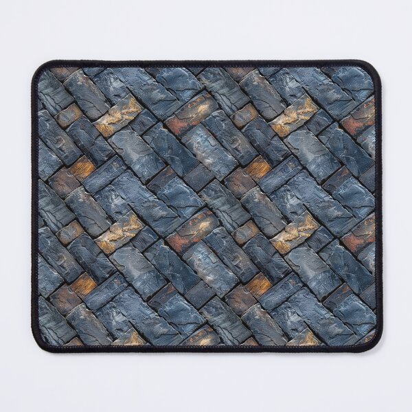Item preview, Slate & Stone Herringbone Pattern designed and sold by NTGUILTY.