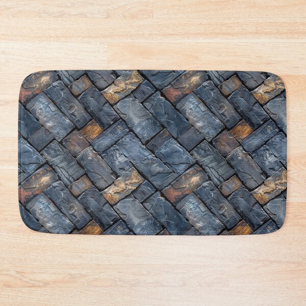 Item preview, Slate & Stone Herringbone Pattern designed and sold by NTGUILTY.