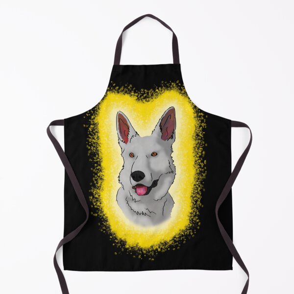 Item preview, White German Shepard yellow Paint Splash designed and sold by DawnCatcher20.