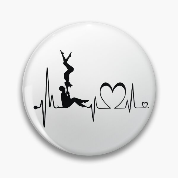 Item preview, Acrolove (Acrobatic Heartbeat - Human Connection in motion) designed and sold by Universo Visual Nads.