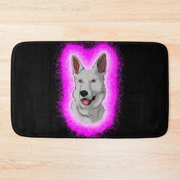 Item preview, White German Shepard Pink Paint Splash designed and sold by DawnCatcher20.