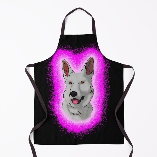 Item preview, White German Shepard Pink Paint Splash designed and sold by DawnCatcher20.