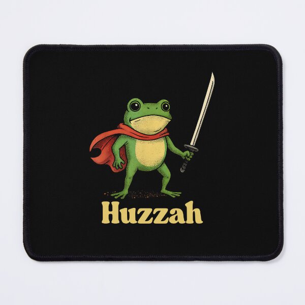 Item preview, Huzzah Frog Funny Meme Quote  designed and sold by PetPanache.